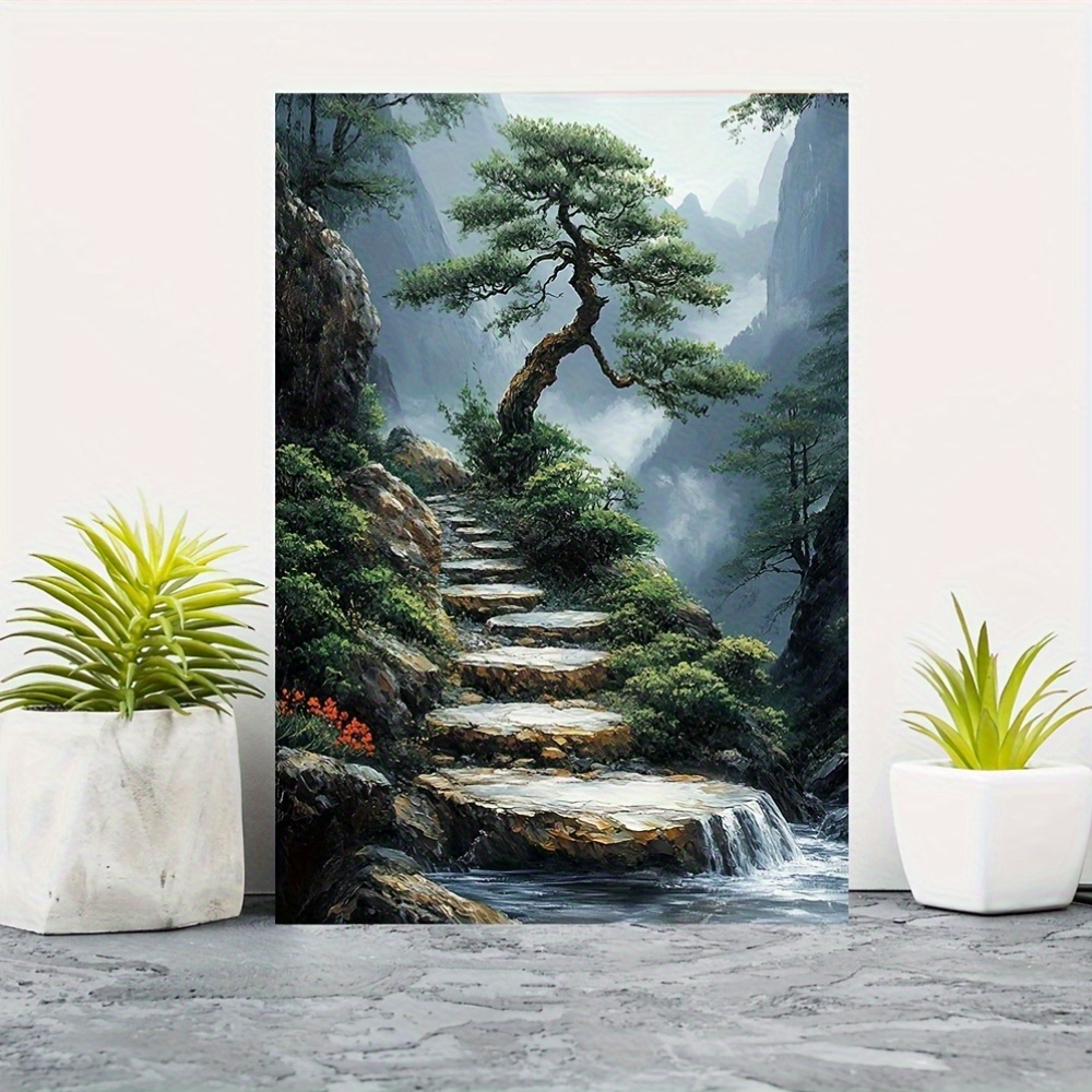 Bonsai Vertical Garden - Obra de arte em tela de