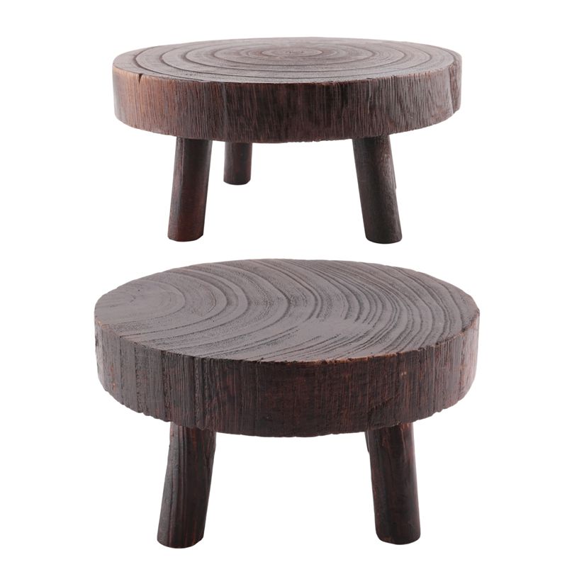Bonsai Garden Display Stands - ABHU 2 Peças Mini Suporte de
