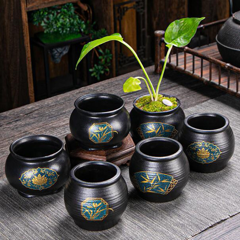 Bonsai Garden Art - Vaso de Cerâmica Estilo Chinês para