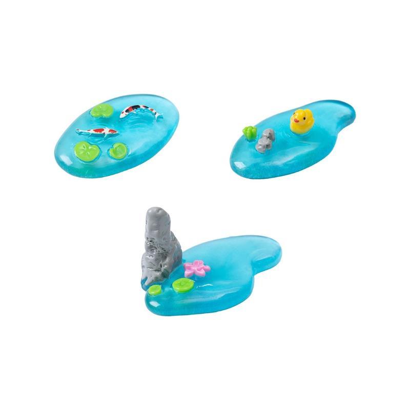 Bonsai Garden Design - Mini Ornamentos de Resina para Lago