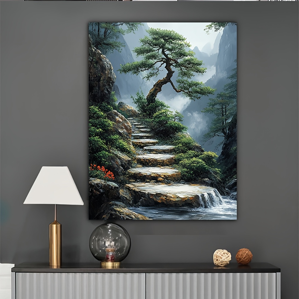 Obra de arte em tela de jardim - Bonsai Vertical Garden avaliação e preço