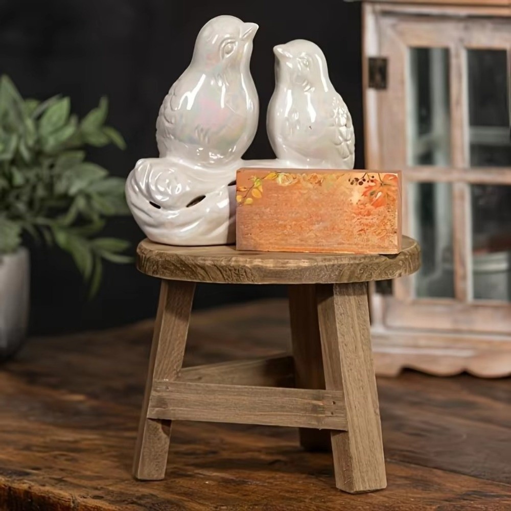 Mini banco de madeira para exi - Bonsai Garden Display Stands avaliação e preço