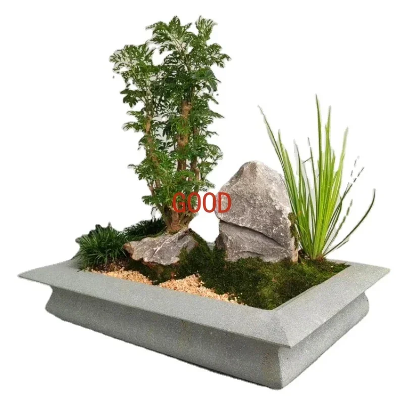 Mesa de Chá Chinesa de Pedra A - Bonsai Garden Art avaliação e preço