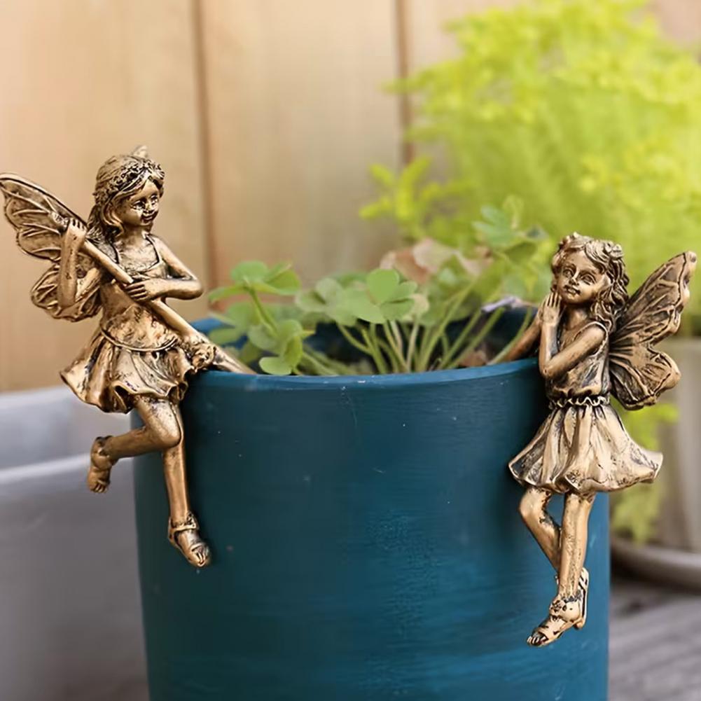 Nova Decoração de Resina Anjo  - Bonsai Garden Design avaliação e preço