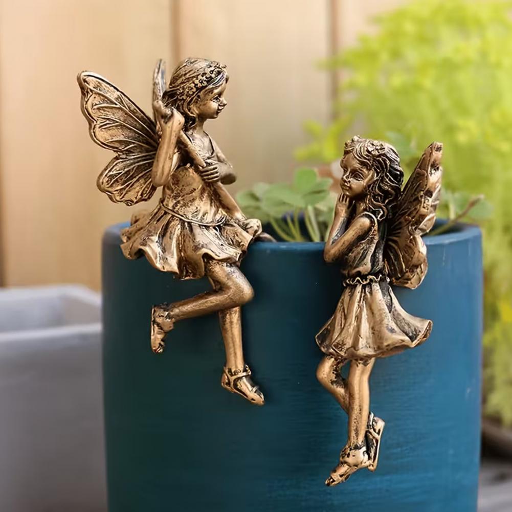 Nova Decoração de Resina Anjo  - Bonsai Garden Design avaliação e preço