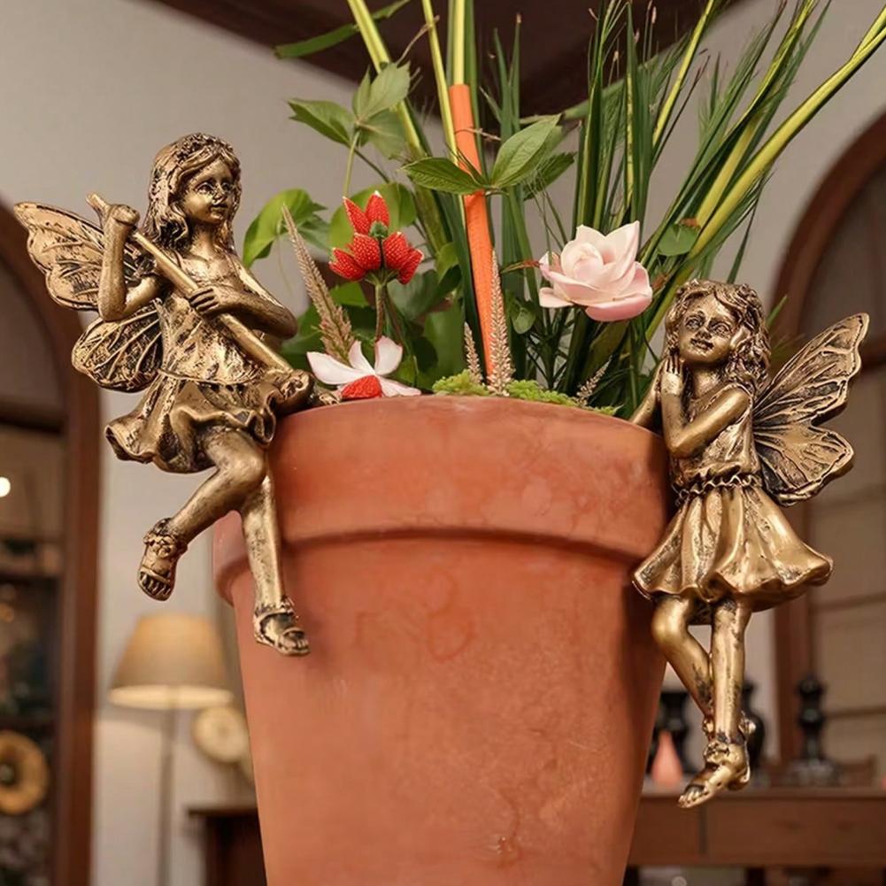Nova Decoração de Resina Anjo  - Bonsai Garden Design avaliação e preço