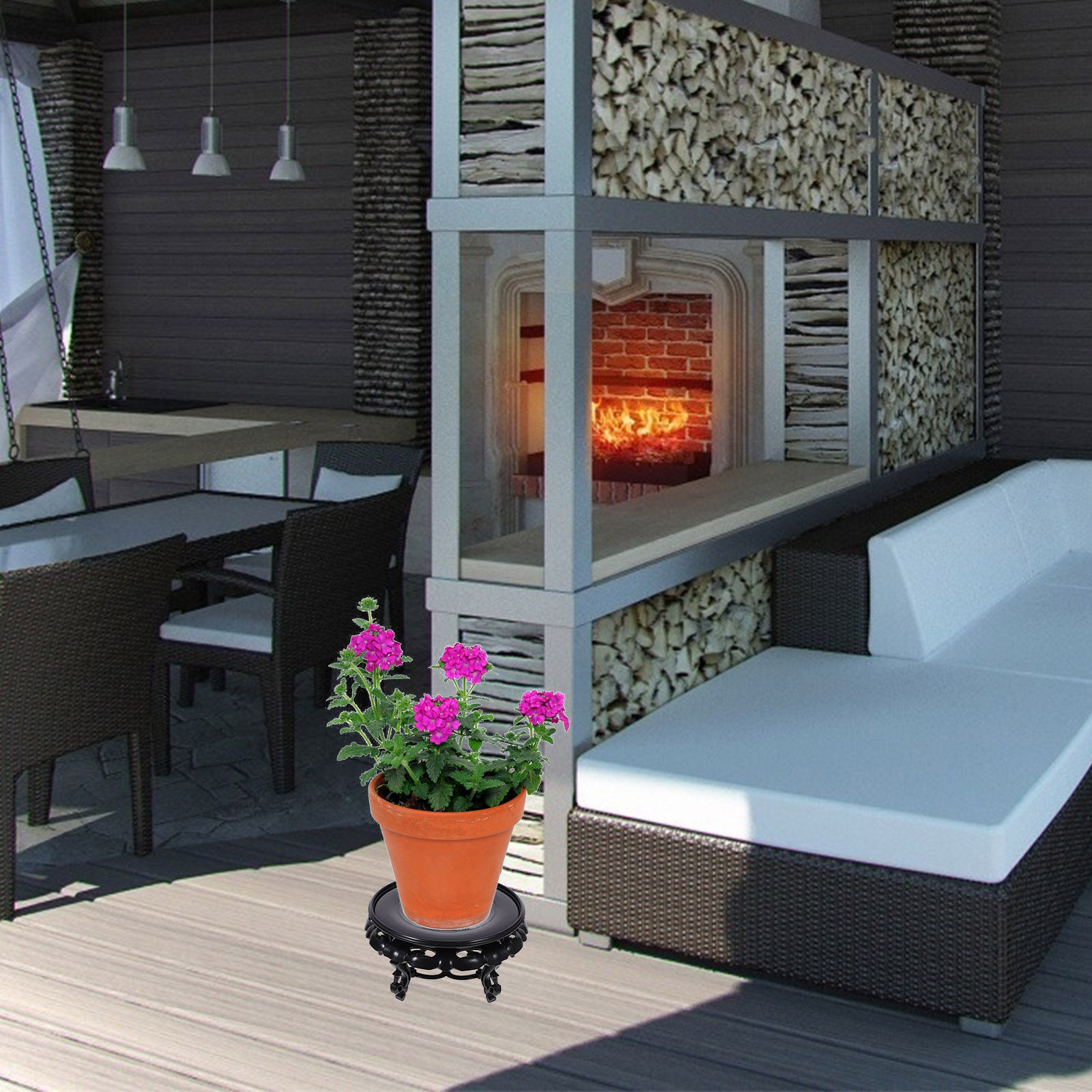 Suporte Elevado de Resina para - Bonsai Garden Display Stands avaliação e preço