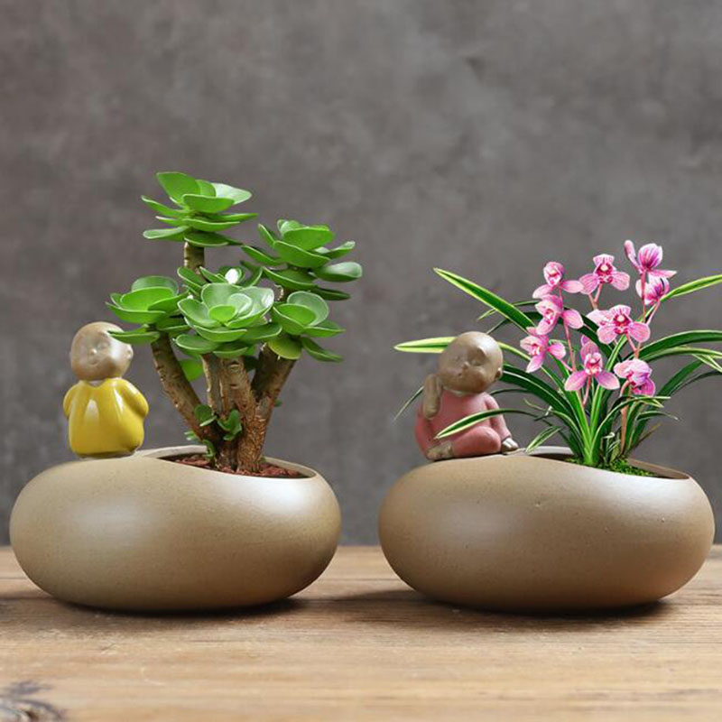 Vaso de cerâmica retrô estilo  - Bonsai Garden Art avaliação e preço
