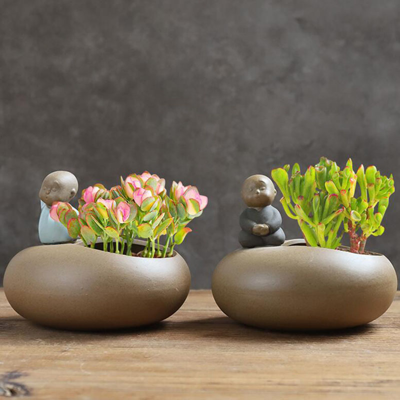 Vaso de cerâmica retrô estilo  - Bonsai Garden Art avaliação e preço