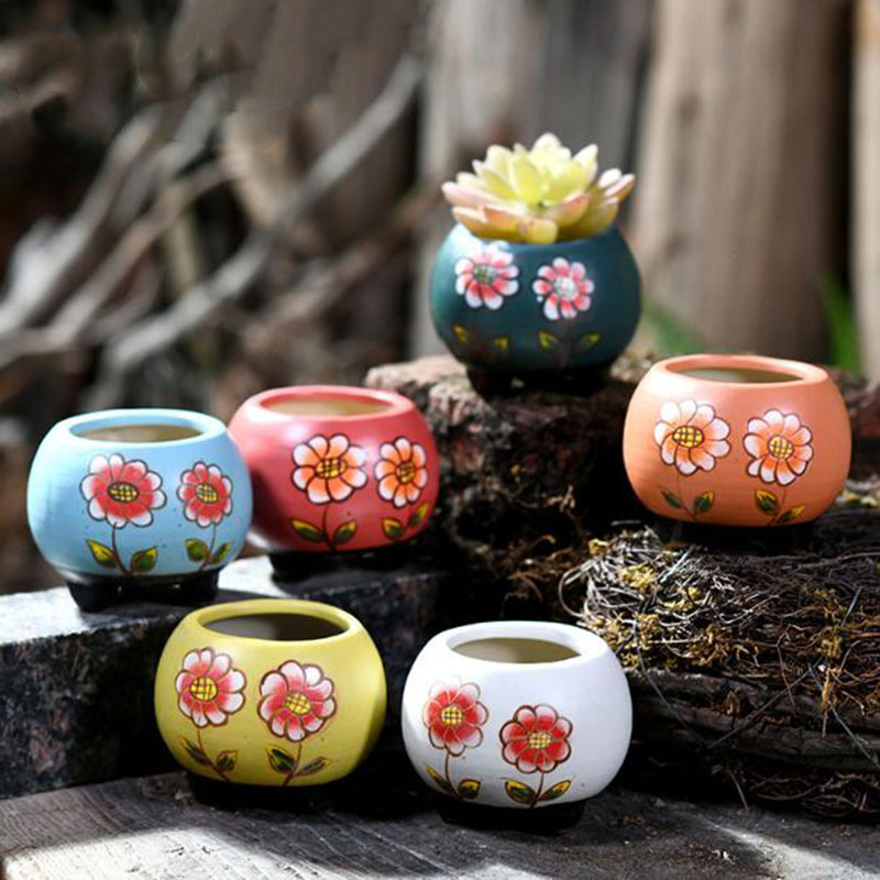 6 pçs/set porcelana pintada à  - Bonsai Garden Art avaliação e preço