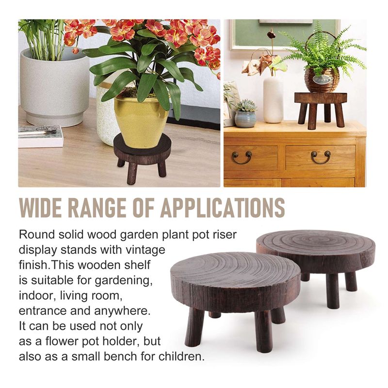 ABHU 2 Peças Mini Suporte de M - Bonsai Garden Display Stands avaliação e preço