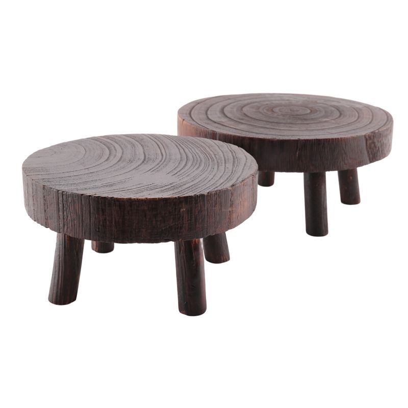 ABHU 2 Peças Mini Suporte de M - Bonsai Garden Display Stands avaliação e preço